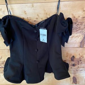 Adorable crop top black Forever 21